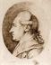 Goethe 1775. Bleistiftzeichnung von Georg Friedrich Schmoll