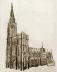  Das Straßburger Münster. Kupfertafel aus dem Jahre 1758